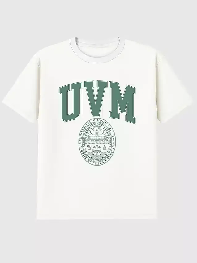 UVM Koleji Arması Desenli Tişört