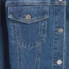 Vücut Hatlarını Vurgulayan Uzun Denim Ceket