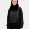 Vegan Deri Bomber Ceket