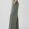 Vintage Yumuşak Havlu Kumaş Geniş Paça Eşofman Altı