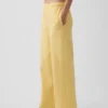 Vintage Yumuşak Havlu Kumaş Geniş Paça Eşofman Altı