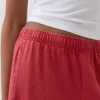 Vintage Yumuşak Havlu Kumaş Geniş Paça Eşofman Altı