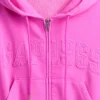 Vintagesoft 1969 Logo Fermuarlı Kapüşonlu Sweatshirt