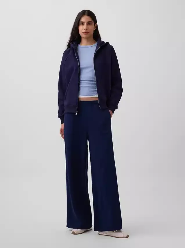 Vintagesoft Fermuarlı Kapüşonlu Sweatshirt