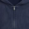 Vintagesoft Havlu Kumaş Oversized Kama Kesim Fermuarlı Kapüşonlu Sweatshirt