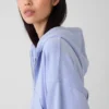 Vintagesoft Havlu Kumaş Oversized Kama Kesim Fermuarlı Kapüşonlu Sweatshirt