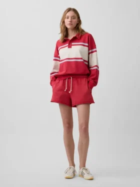 Vintagesoft Havlu Kumaş Oversized Polo Tişört