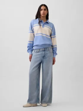 Vintagesoft Havlu Kumaş Oversized Polo Tişört