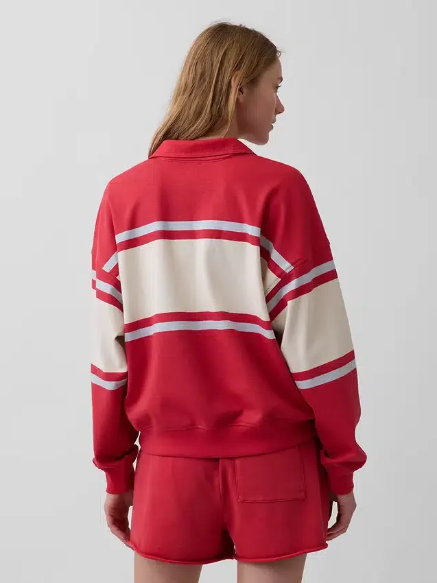 Vintagesoft Havlu Kumaş Oversized Polo Tişört