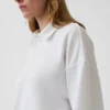 Vintagesoft Havlu Kumaş Oversized Polo Tişört