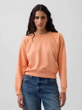 Vintagesoft Havlu Kumaş Raglan Sweatshirt