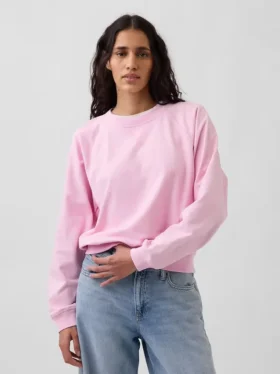 Vintagesoft Havlu Kumaş Raglan Sweatshirt