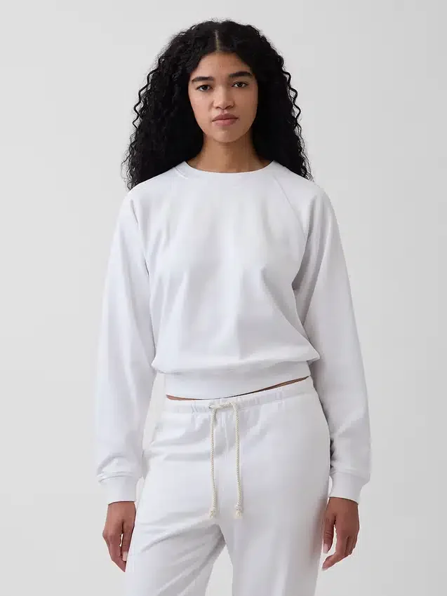 Vintagesoft Havlu Kumaş Raglan Sweatshirt