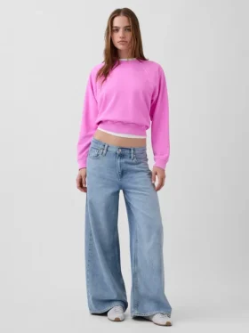 Vintagesoft Havlu Kumaş Raglan Sweatshirt
