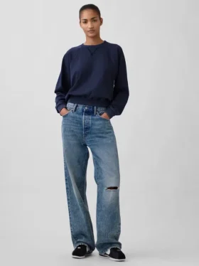 Vintagesoft Havlu Kumaş Raglan Sweatshirt