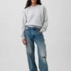 Vintagesoft Havlu Kumaş Raglan Sweatshirt
