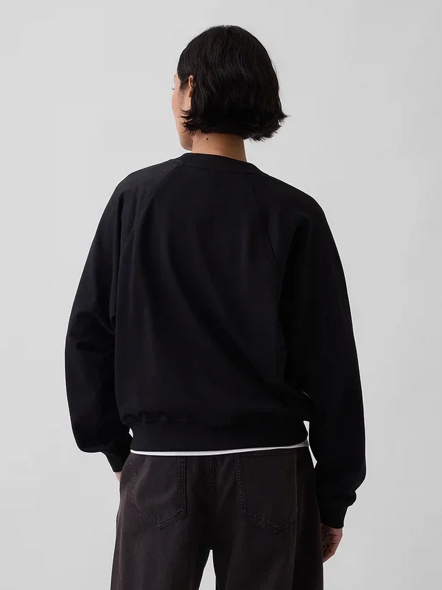 Vintagesoft Havlu Kumaş Raglan Sweatshirt
