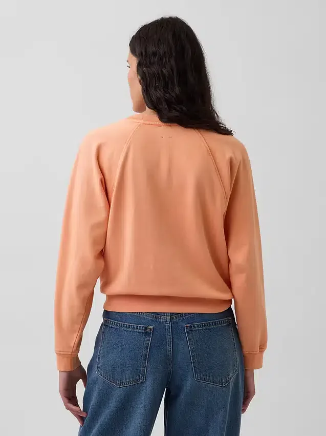 Vintagesoft Havlu Kumaş Raglan Sweatshirt