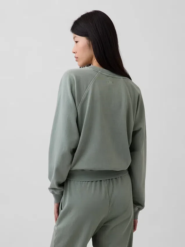 Vintagesoft Havlu Kumaş Raglan Sweatshirt