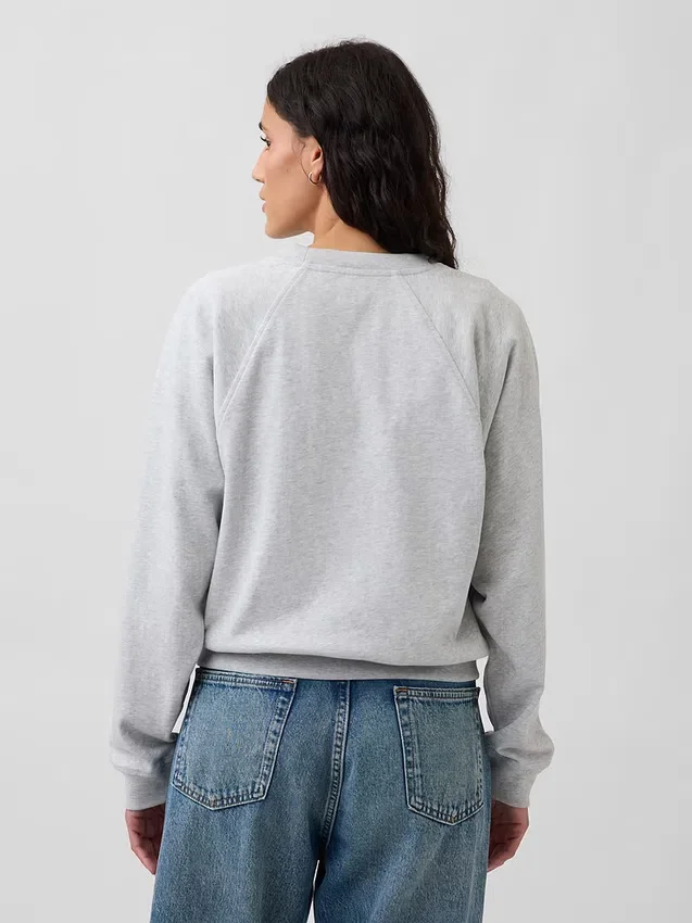 Vintagesoft Havlu Kumaş Raglan Sweatshirt