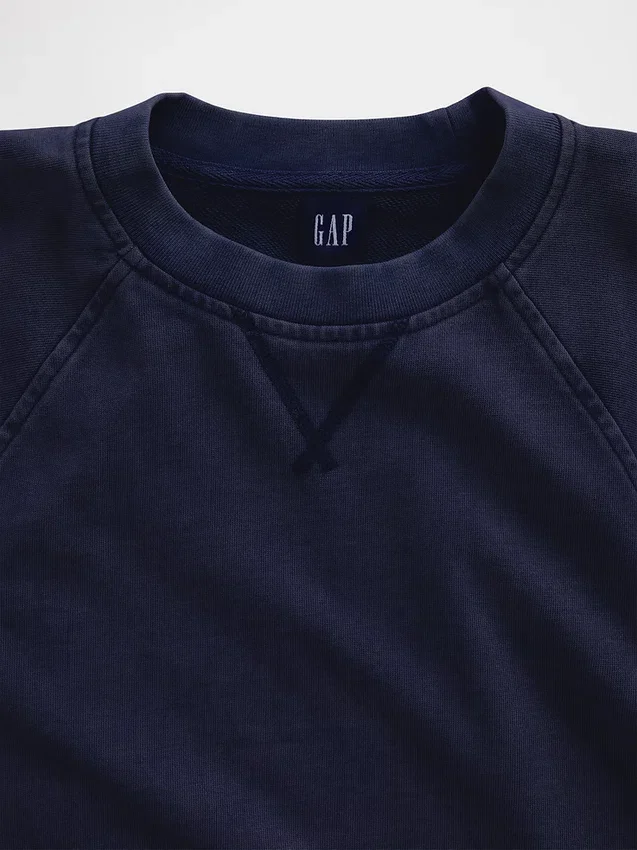 Vintagesoft Havlu Kumaş Raglan Sweatshirt