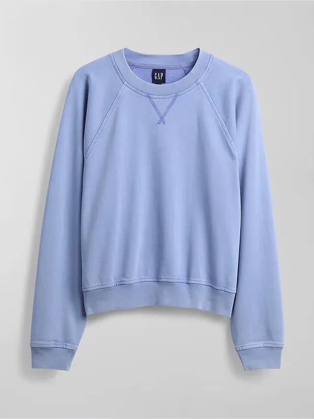 Vintagesoft Havlu Kumaş Raglan Sweatshirt
