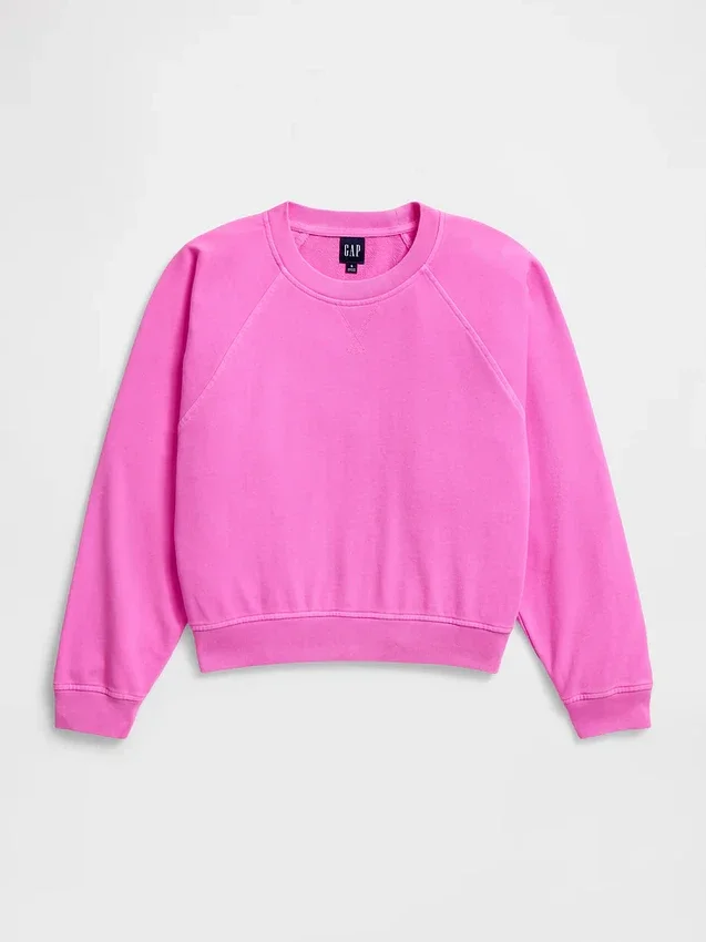Vintagesoft Havlu Kumaş Raglan Sweatshirt