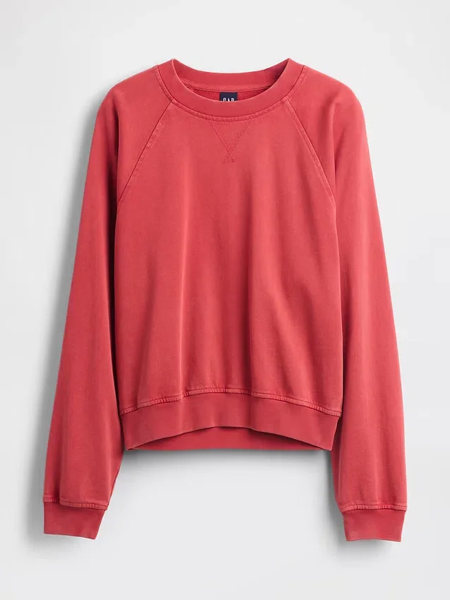 Vintagesoft Havlu Kumaş Raglan Sweatshirt