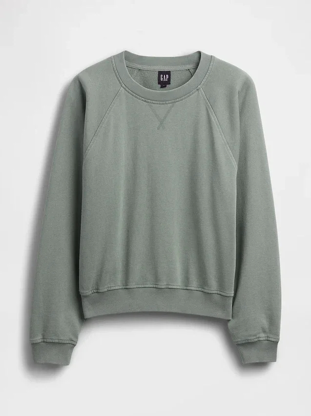 Vintagesoft Havlu Kumaş Raglan Sweatshirt