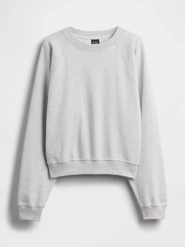 Vintagesoft Havlu Kumaş Raglan Sweatshirt