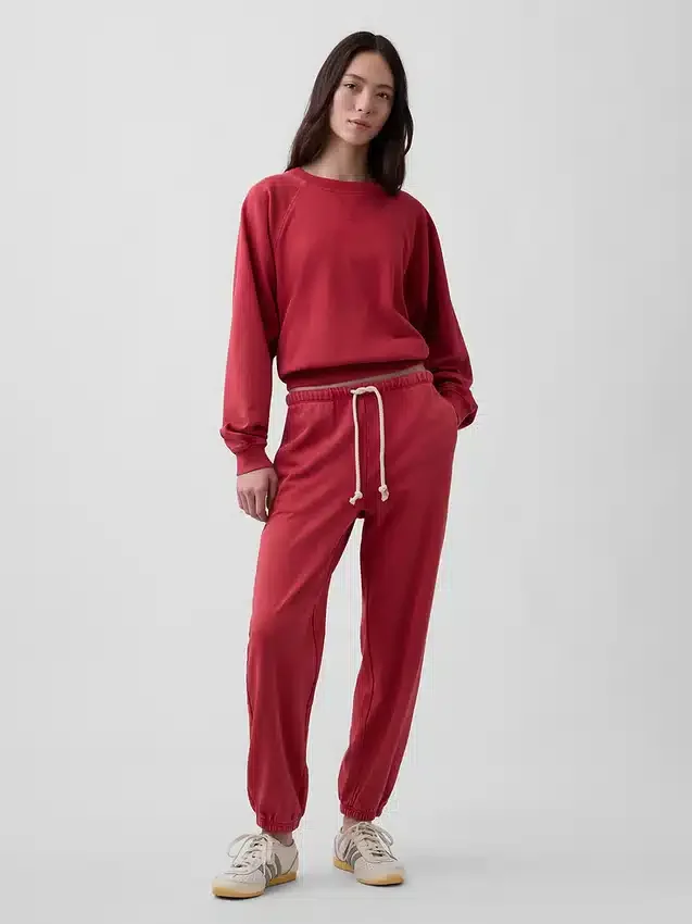 Vintagesoft Havlu Kumaş Rahat Jogger Pantolon