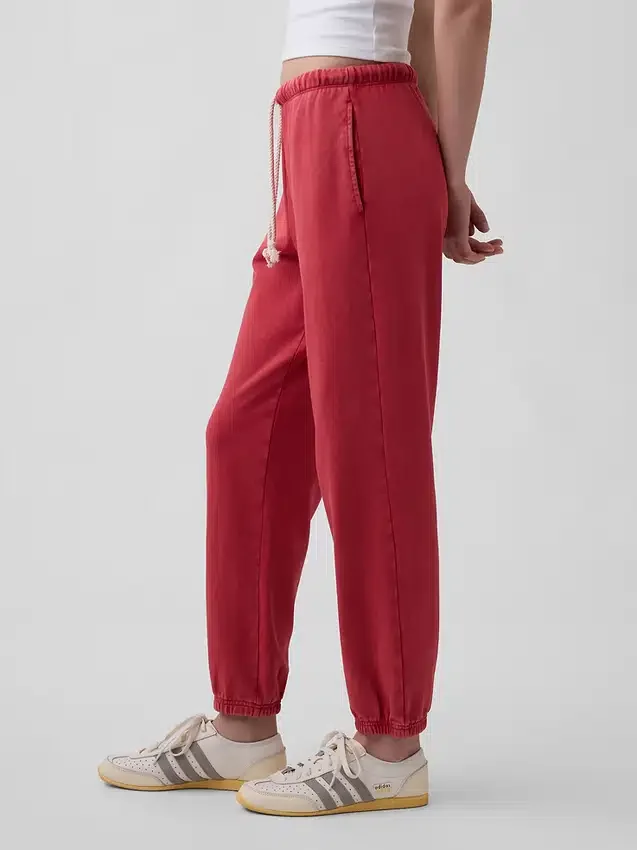 Vintagesoft Havlu Kumaş Rahat Jogger Pantolon