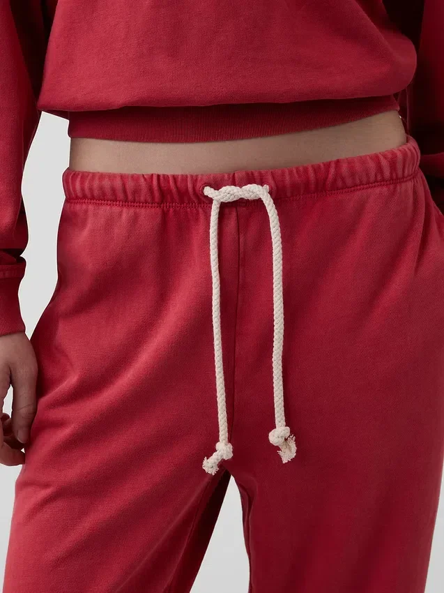 Vintagesoft Havlu Kumaş Rahat Jogger Pantolon