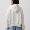 Vintagesoft Kama Kesim Fermuarlı Kapüşonlu Sweatshirt