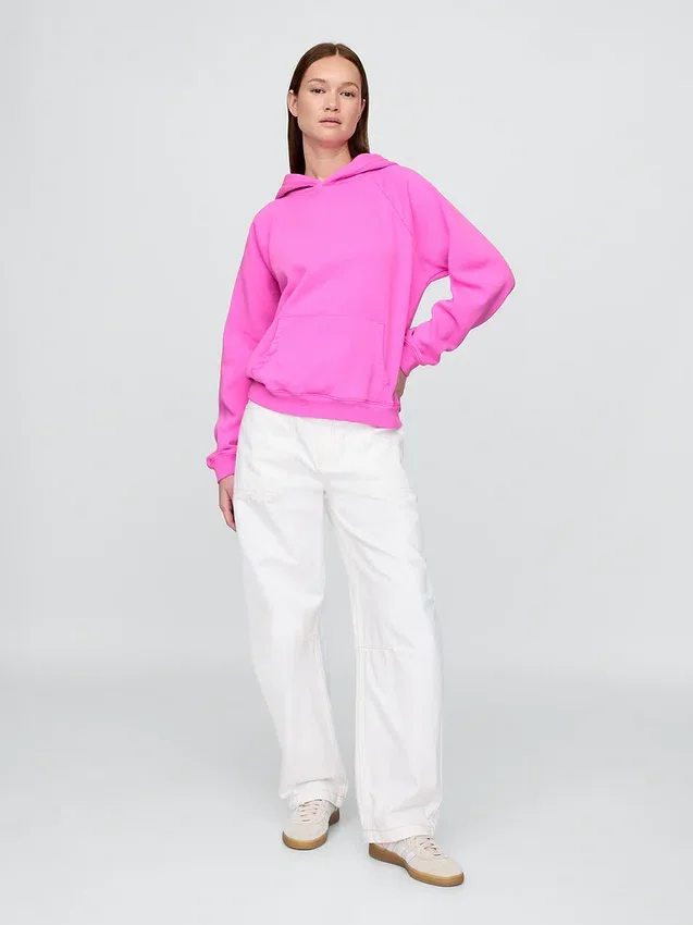 Vintagesoft Kapüşonlu Sweatshirt
