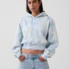 Vintagesoft Kısa Logo Kapüşonlu Sweatshirt