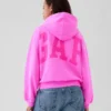 Vintagesoft Kısa Logo Kapüşonlu Sweatshirt