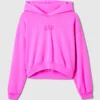 Vintagesoft Kısa Logo Kapüşonlu Sweatshirt