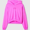 Vintagesoft Kısa Logo Kapüşonlu Sweatshirt