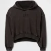 Vintagesoft Kısa Logo Kapüşonlu Sweatshirt