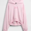Vintagesoft Kısa Logo Kapüşonlu Sweatshirt