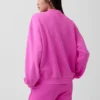 Vintagesoft Oversized Mockneck Tunik Sweatshirt