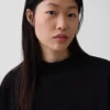 Vintagesoft Oversized Mockneck Tunik Sweatshirt