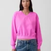 Vintagesoft Oversized V Yaka Sweatshirt