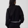 Vintagesoft Oversized Yarım Fermuarlı Kama Yaka Kazak