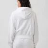 Vintagesoft Terry Fermuarlı Kapüşonlu Sweatshirt