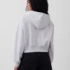 Vintagesoft Terry Fermuarlı Kapüşonlu Sweatshirt