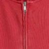 Vintagesoft Terry Fermuarlı Kapüşonlu Sweatshirt