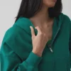 Vintagesoft Terry Fermuarlı Kapüşonlu Sweatshirt