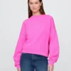 Vintagesoft Wedge Bisiklet Yaka Sweatshirt